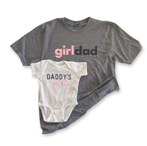 Daddys Girl Bodysuit White Matching Daddys Girl And Girldad Shirt