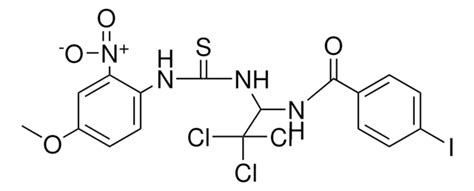 4 I N 2 2 2 TRICHLORO 1 3 4 MEO 2 NITRO PHENYL THIOUREIDO ETHYL