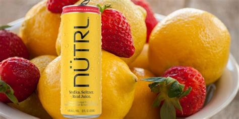 NÜtrl Vodka Seltzer Strawberry Lemonade