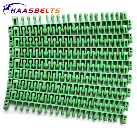 Haasbelts Chains Is615 Radius Flush Grid Plastic Modular Belt Conveyor