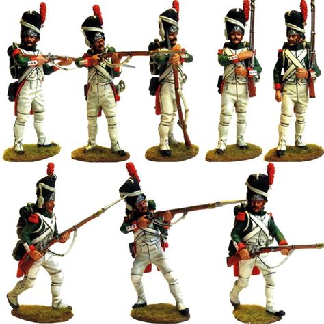 Italian Army In Napoleonic War Toy Soldiers Painted 130th Scale Toy