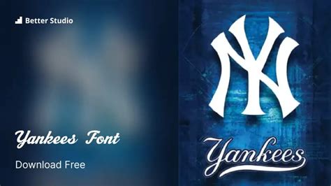 Iconic New York Yankees Logo Font: Timeless Elegance