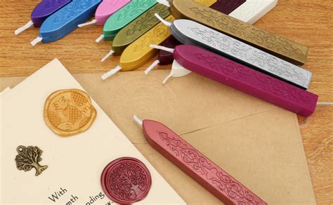 Amazon Mornajina Pieces Sealing Wax Sticks With Wicks Vintage