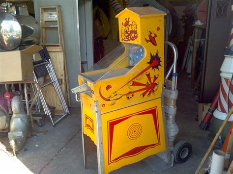 Vintage Coin Operated Frantz Abt Space Gun Arcade Game Obnoxious