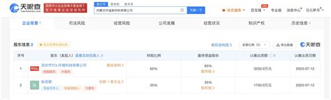 Tcl在内蒙成立新材料公司 含光伏设备销售业务亿欧快讯