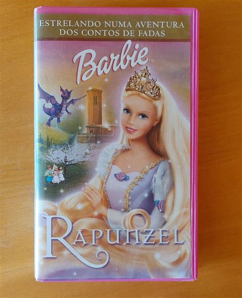 Barbie Rapunzel Filme Vhs Item De M Sica Barbie Usado Enjoei