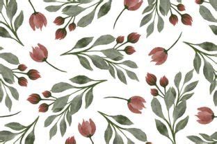 Red Floral Pattern For Wallpaper Graphic By Setyawati Elis Creative