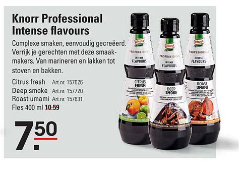 Knorr Professional Intense Flavours Aanbieding Bij Sligro 1Folders Nl