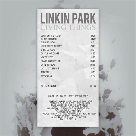 Linkin Park Living Things Lost In The Echo