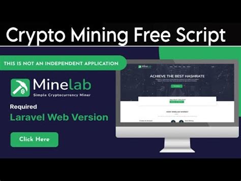 Create Complete Crypto Mining Website With Mine Lab Php Script