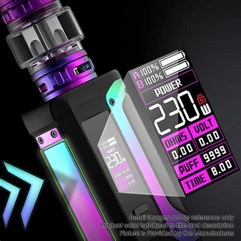 Buy Authentic Smoktech Smok Arcfox 230w Tc Vw Box Mod Prism Gold