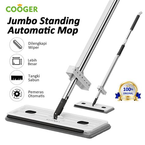 Jual Cooger Alat Pel Lantai Dengan Wiper Super Amazing Jumbo Mop In