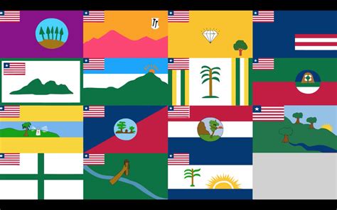 All Liberian county flags : r/vexillology