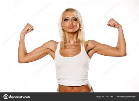 Fit Biceps Girl Stock Photo By ©vgeorgiev 152671166