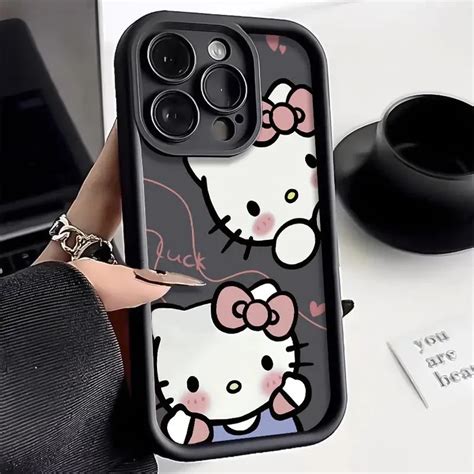 Sanrio Hello Kitty Cat Phone Cases For Iphone 12 14 15 11 13 Pro Max Xs