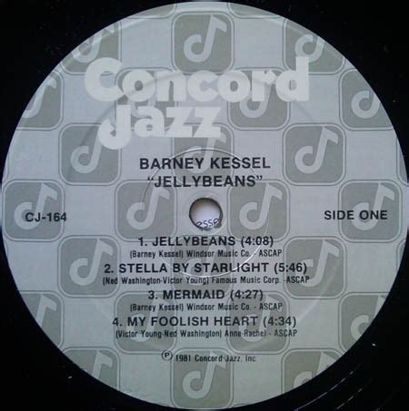 The Barney Kessel Trio - Jellybeans - Used Vinyl - High-Fidelity Vinyl ...