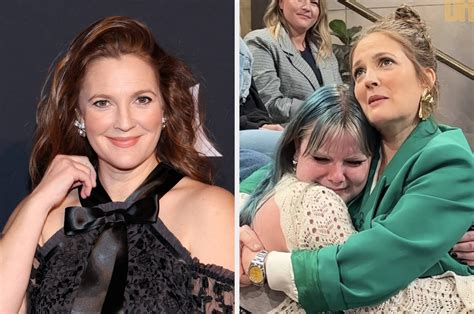 Drew Barrymore Ran Over And Literally Sat On A Fans Lap After Seeing