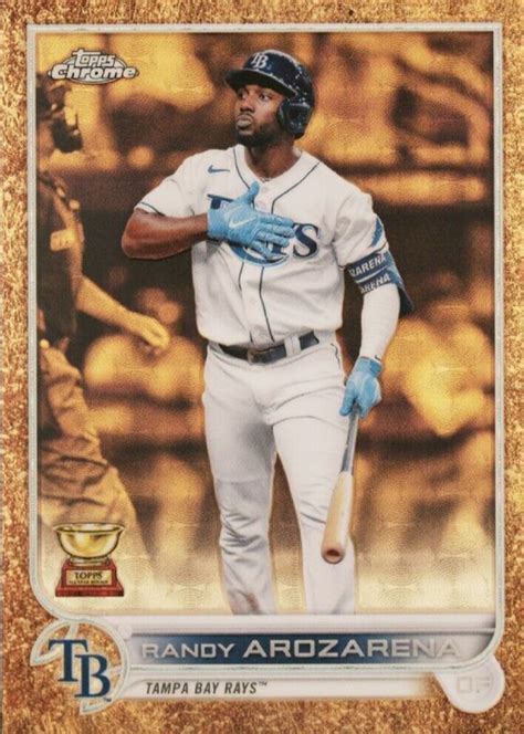 Randy Arozarena 2022 Topps Gilded Collection 17 Superfractor 1 Price