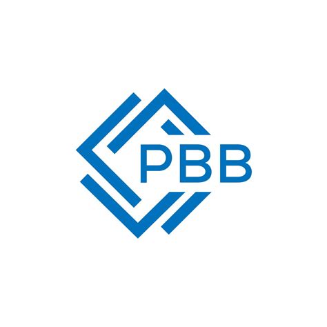 Pbb Letter Logo Design On White Background Pbb Creative Circle Letter