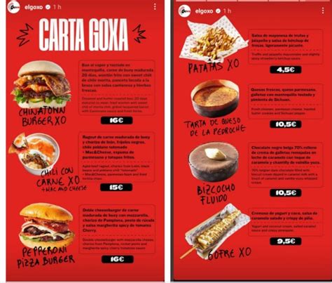 Esta Es La Nueva Carta De La Food Truck De Goxo En Zaragoza Los