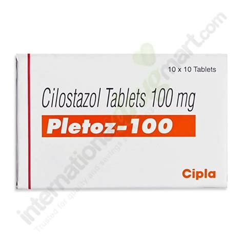Buy Cilostazol 100mg Tablets Online | IDM