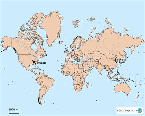 StepMap Aeropuertos Landkarte für Germany