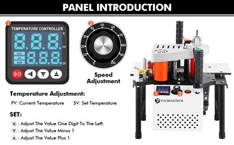 Yuchengtech Woodworking Edge Bander Banding Machine Portable Edge