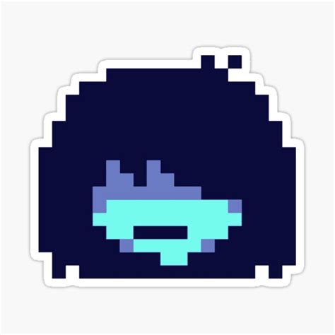 Pegatina Deltarune Kris Sprite Art De Octaviousrex197 Redbubble