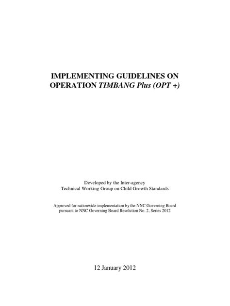 opt  guidelines  malnutrition sampling statistics