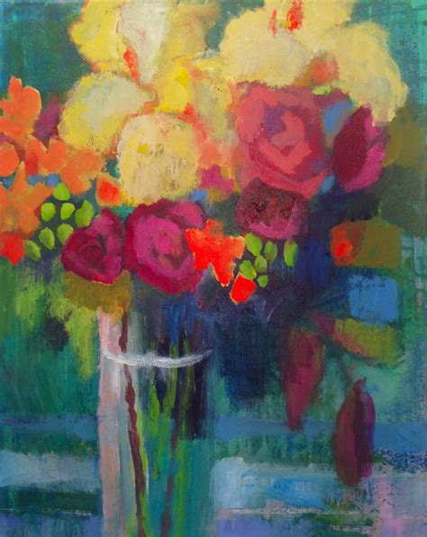 Annie Obrien Gonzales Floral Painting Painting Abstract Floral