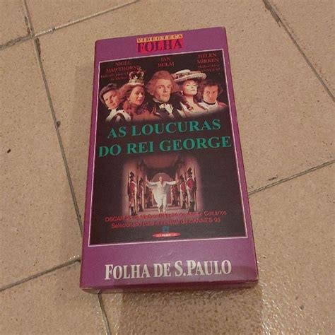 Vhs Fita Videoteca Folha As Loucuras Do Rei George N Mero Cinco Filme