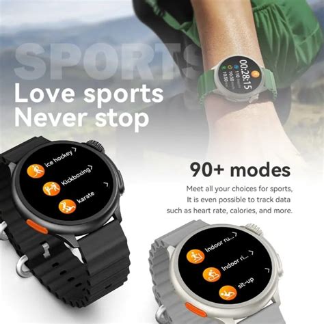 Smartwatch Acu Tico Hw Ultra Max Negro Handsup