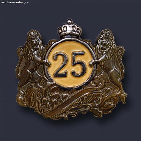 Керамические номера ручной работы