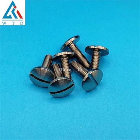 Customized Titanium Slotted Head Screws Suppliers Manufacturers