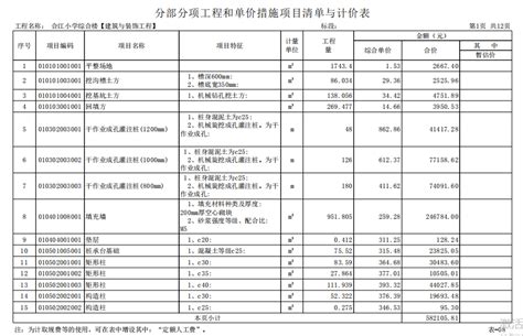 房建招标控制价清单与定额组价 造价培训讲义 筑龙工程造价论坛