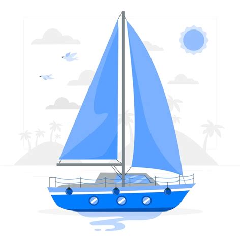 Simple Sailboat Stock Illustrations Simple Sailboat Stock