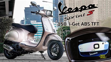 รวว Vespa Sprint S 150 i Get ABS TFT จอส เทสดสายสปอรต YouTube