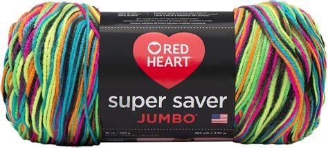 Red Heart Super Saver Jumbo Yarn Blacklight Michaels