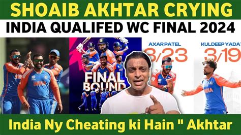 Shoaib Akhtar Crying India In T20 WC 2024 Final IND VS ENG T20 WC