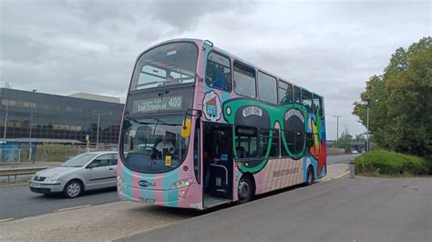 Top Deck Ride On Metrobus Ex Brighton Volvo B Tl Gemini Bj