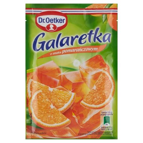 Dr Oetker Galaretka O Smaku Pomara Czowym G Zakupy Online Z