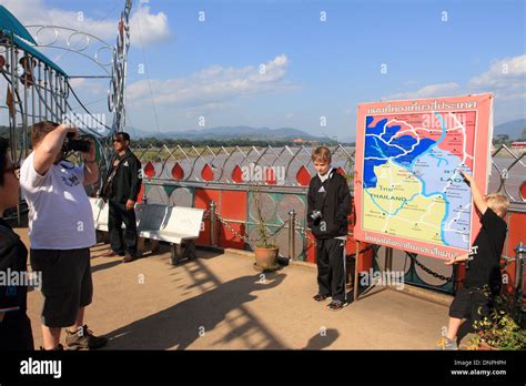 tourist at golden triangle Stock Photo - Alamy