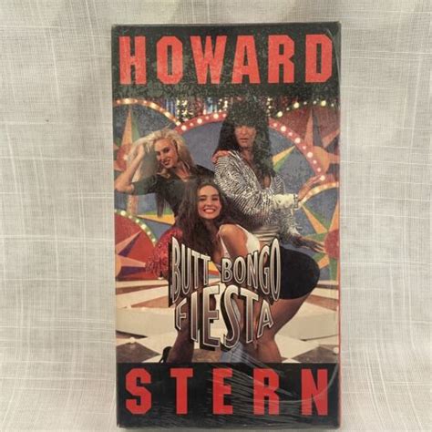 Howard Stern Butt Bongo Fiesta Vhs W D Glasses New Sealed Ebay