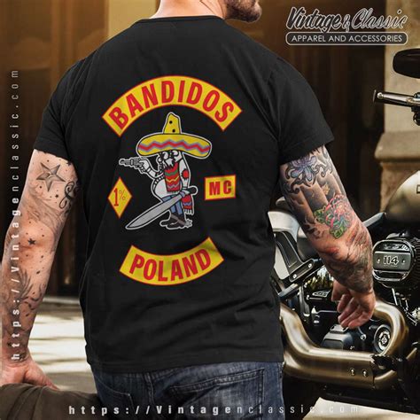 Bandidos MC Poland Shirt Vintagenclassic Tee