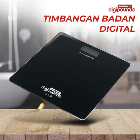 Jual Taffware Digipounds Timbangan Badan Digital Scale Battery