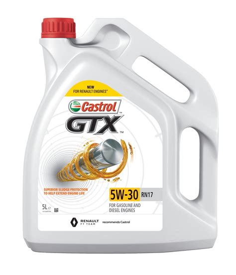 Motoröl CASTROL GTX 5W30 RN17 5L für Dacia Fiat Honda