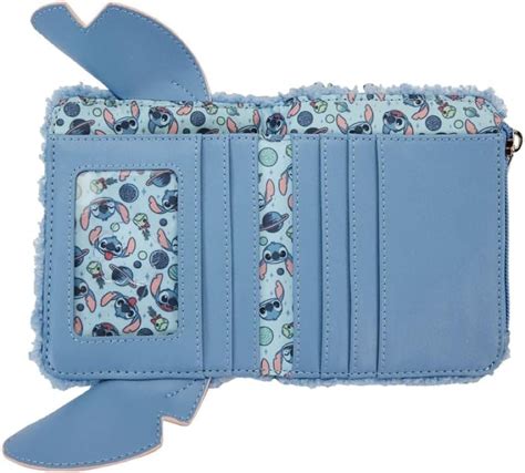 Loungefly Stitch Plush Sherpa Bifold Wallet