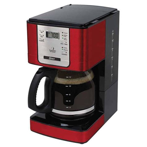 Cafeteira Oster Flavor Programável 220v Vermelho Cafeteiras Elétricas