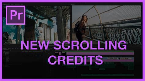 Part27 How To Create Scrolling Credits With Adobe Premiere Pro CC 2018