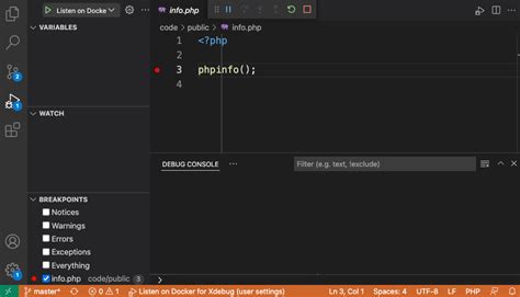 Setting Up XDebug 3 On A Docker Container With Visual Studio Code